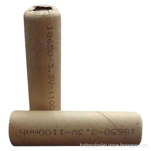 LiFePO4 Batteries with 1,100mAh Nominal Capacity and Rated Voltage of 3.3V